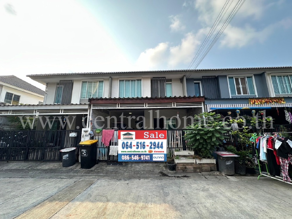 For SaleTownhouseNawamin, Ramindra : Townhouse Pruksa Ville 55/2 Wongwaen Ramintra, Khlong Nueng Mosque, very cheap price.