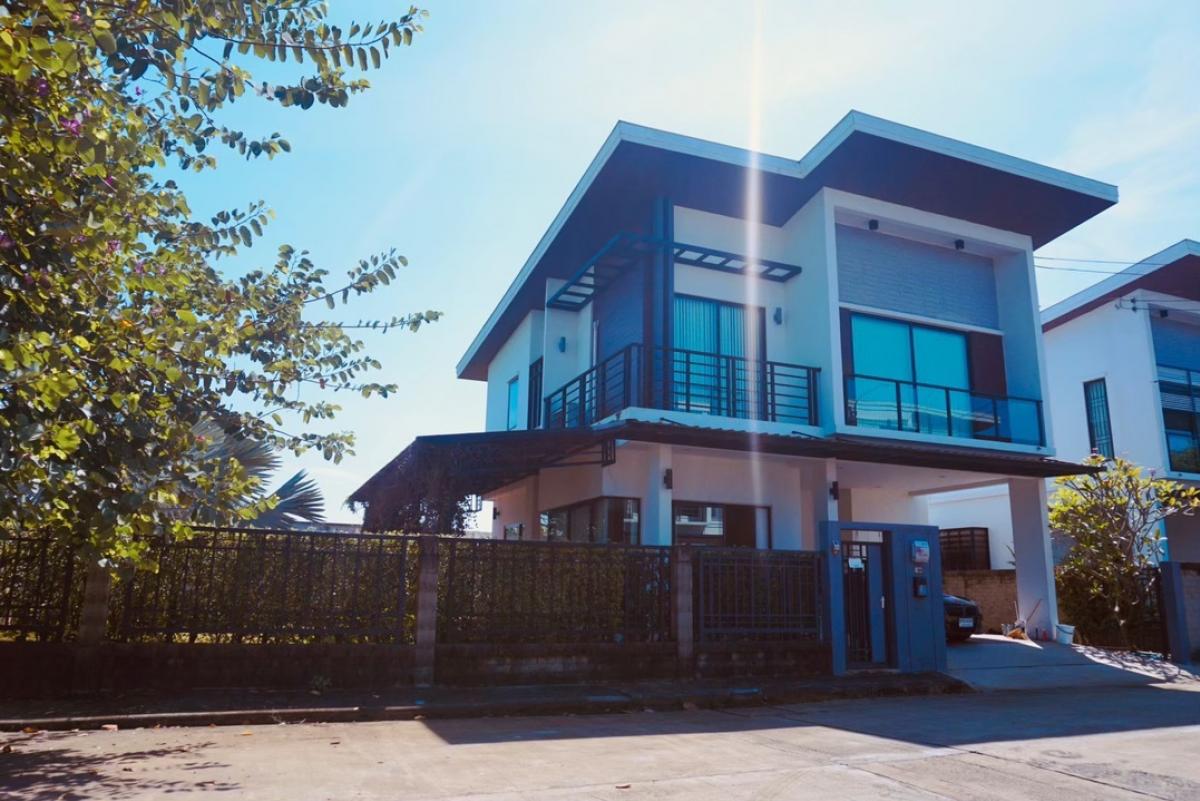 For SaleHouseLadkrabang, Suwannaphum Airport : Single house for sale, V2 Village, On Nut-Rama 9, behind DVPY-027.