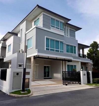 For RentHousePattanakan, Srinakarin : Single house for rent, Grand Bangkok Boulevard Rama 9-Srinagarindra, 5 bedrooms, next to Wellington Collage.