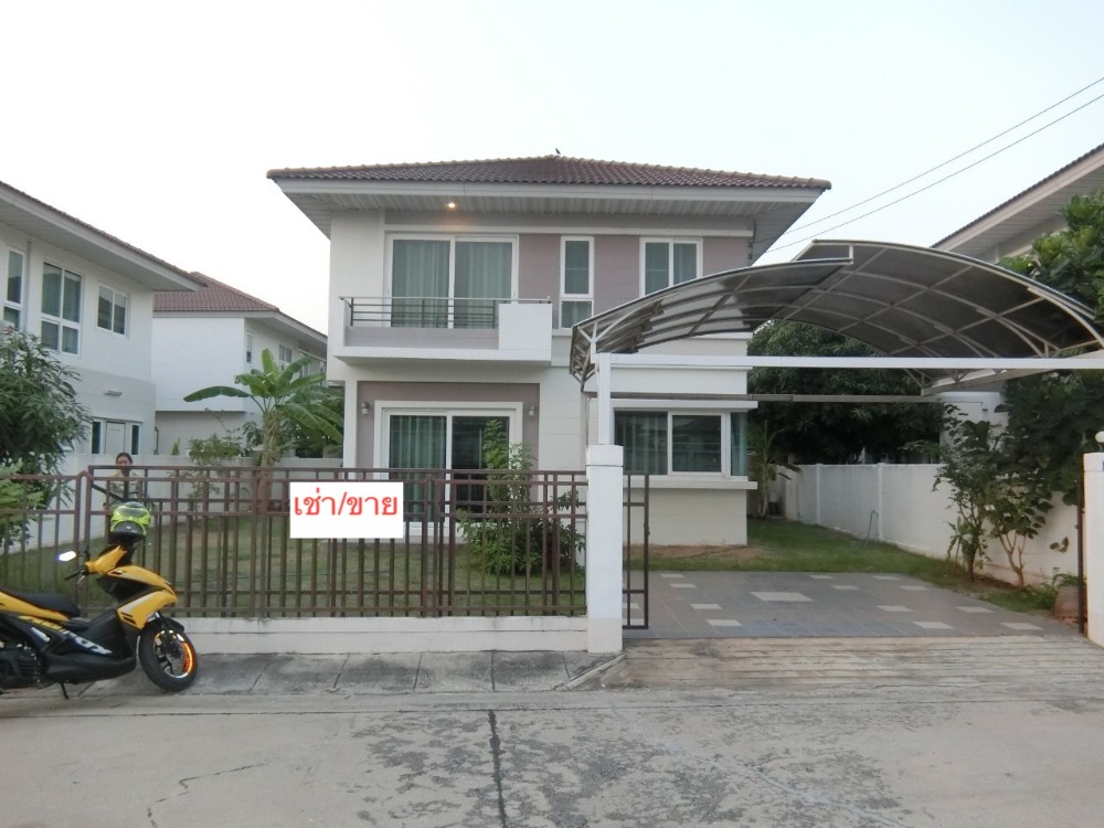 For RentHouseRama5, Ratchapruek, Bangkruai : Single house for rent, Supalai Bella Wongwaen-Pinklao Rama 5