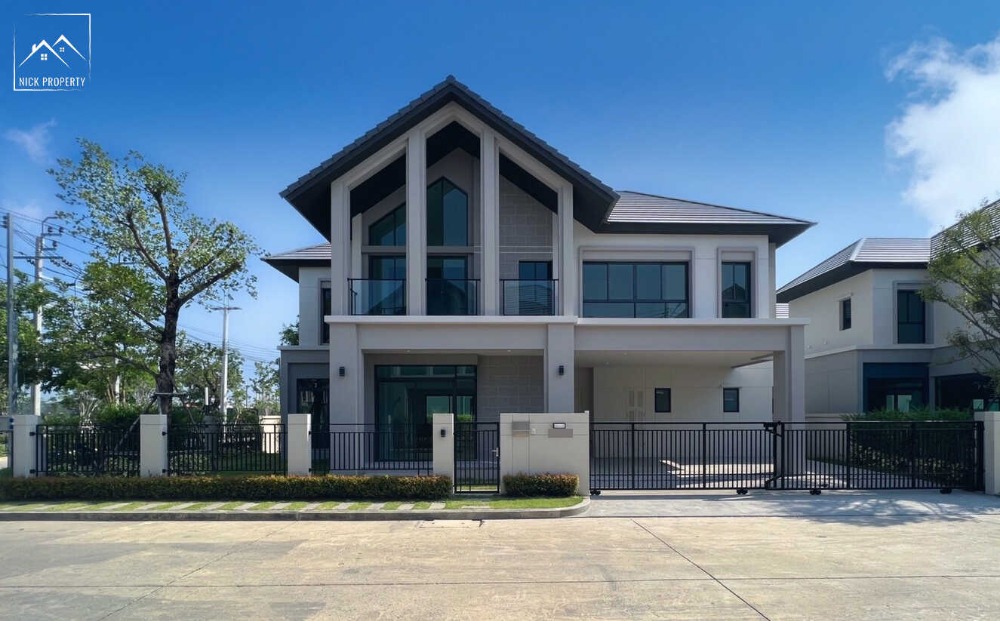 For SaleHouseNawamin, Ramindra : Bangkok Boulevard Bangkok Boulevard Ramindra-Watcharaphon: A luxurious detached house in the Luxury Nordic style, a new innovation that understands the hearts of the residents even more.