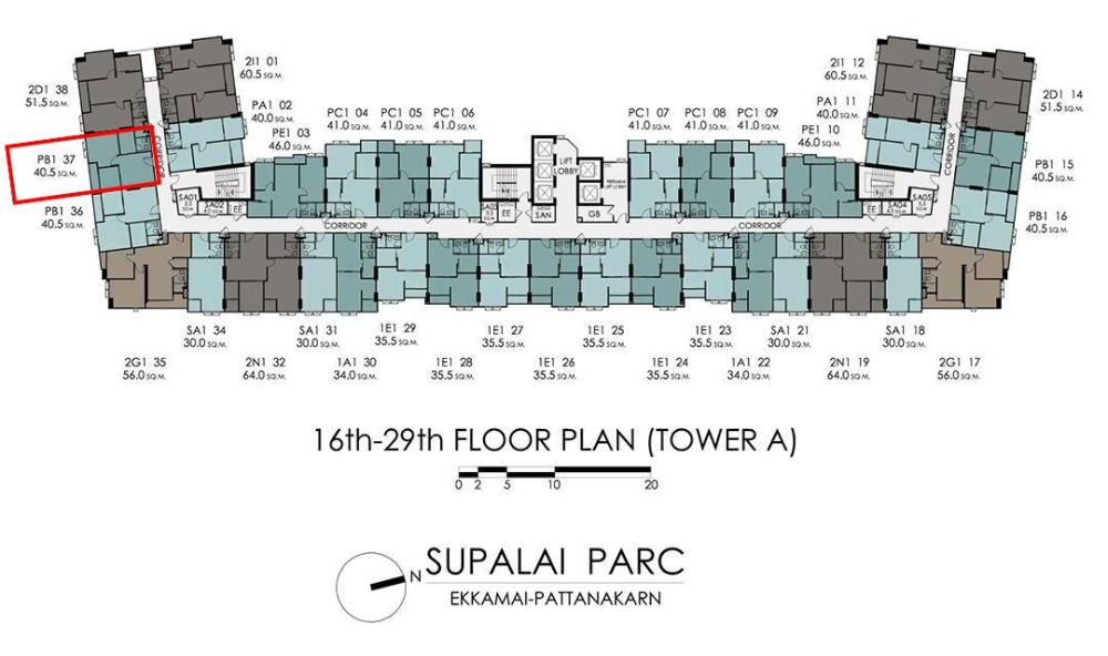 ขายดาวน์คอนโดพัฒนาการ ศรีนครินทร์ : ขายดาวน์ Supalai Parc เอกมัย-พัฒนาการ คอนโดเปิดใหม่ ติดถนนพัฒนาการ