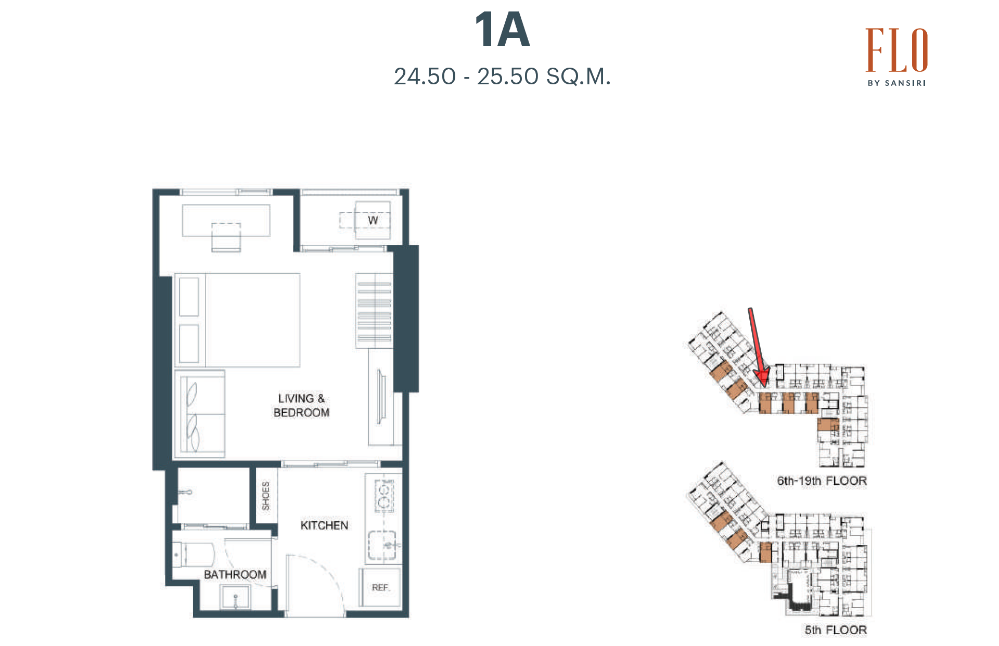 Sale DownCondoWongwianyai, Charoennakor : Urgent sale down payment !! Condo FLO by Sansiri, 17th floor, beautiful city view + Icon Siam