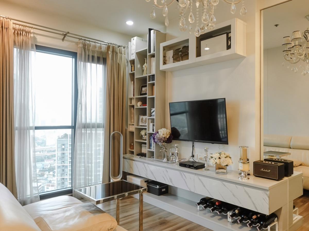 For RentCondoOnnut, Udomsuk : 🔥Urgent for rent 🔥Condo Wyne Sukhumvit by Sansiri (Wyne Sukhumvit), high floor, beautiful view, convenient location. Can walk near the BTS, near the mall.