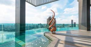 For SaleCondoSathorn, Narathiwat : 🔥4.74MB🔥- 1 Bed 35.07 sq.m. High Fl. 10+ Good Location BTS Saphan Taksin station 340 m. at Rhythm Sathorn Condo / For Sale