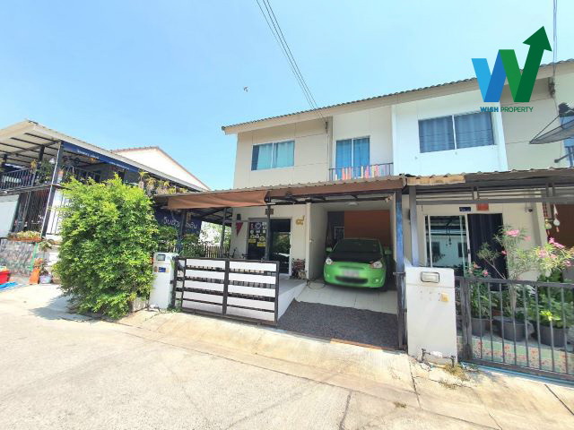 For SaleTownhousePathum Thani,Rangsit, Thammasat : Urgent sale, corner house, Baan Pruksa 107, Tiwanon-Rangsit, size 23.6 sq m, 3 bedrooms, 2 bathrooms, near Sri Saman Expressway. Don Muang Elevated Expressway Tollway