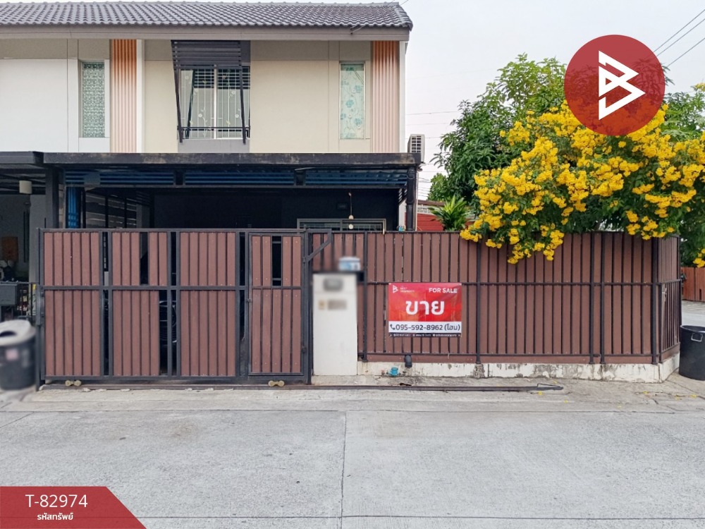 For SaleTownhouseSamut Prakan,Samrong : Townhouse for sale Pruksa Village 87/2 Srinakarin-Bangna Samut Prakan