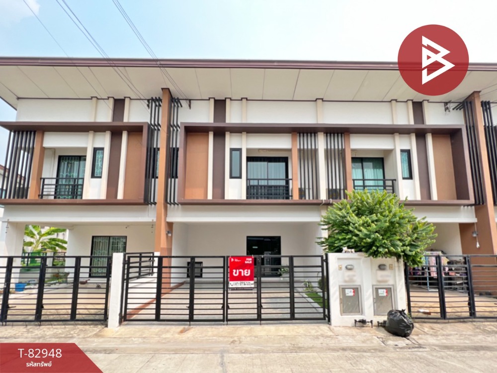 For SaleHouseNakhon Pathom : Townhome for sale, Baan Fah Greenery Pinklao-Sai 5 Nakhon Pathom