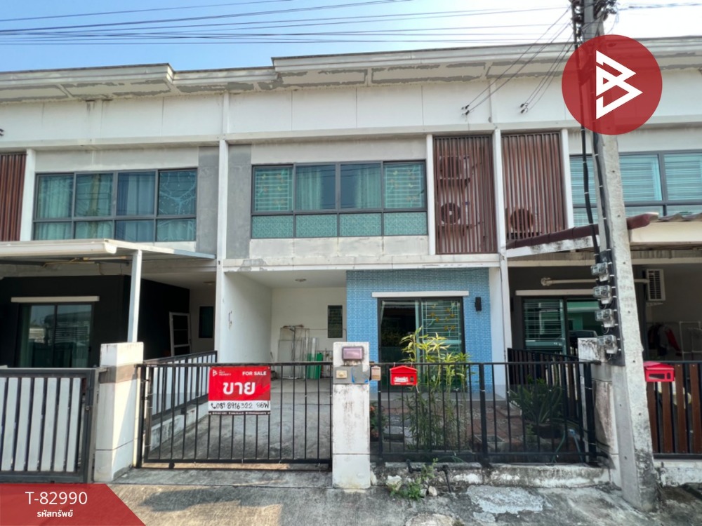 For SaleTownhousePhutthamonthon, Salaya : Townhouse for sale, Pruksa Village 83, Borommaratchachonnani-Sai 5, Sam Phran, Nakhon Pathom