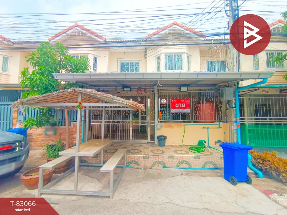 For SaleTownhouseRama 2, Bang Khun Thian : Townhouse for sale Pisan Village, Thian Talay 20, Bang Khun Thian, Bangkok, ready to move in.