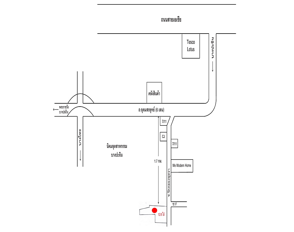 For SaleLandAyutthaya : For inquiries, call: 081-558-2100. The owner is selling it himself. Empty land for sale, 12.8 rai, width 90 meters, next to Soi Wat Khlong Phutsa road. Udomsorayuth Road, Bang Krasan, Bang Pa-in, Ayutthaya, behind Bang Pa-in Industrial Estate. Near Thamma