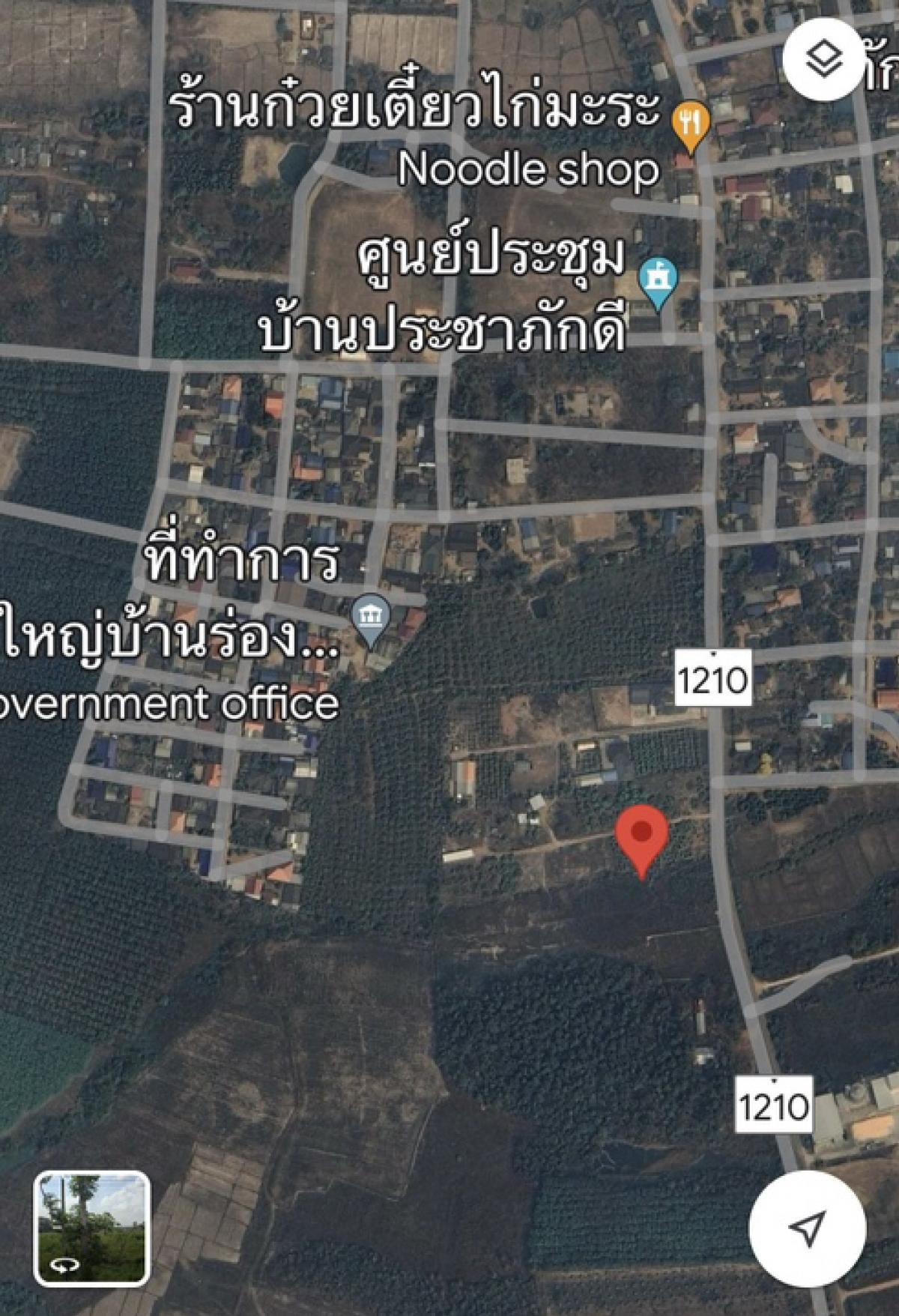 ขายที่ดินพะเยา : ขายที่ดิน ติดถนนหลวง บ้านประชาภักดี หมู่ 13  ต.ร่มเย็น อ.เชียงคำ  จ.พะเยา