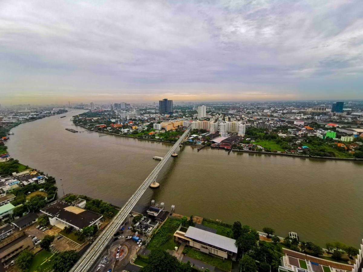 For SaleCondoBang Sue, Wong Sawang, Tao Pun : 1 bedroom for sale, 36th floor, river view