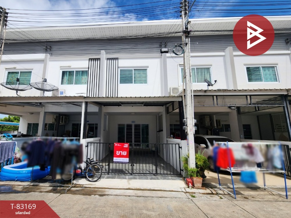 For SaleTownhousePattaya, Bangsaen, Chonburi : Townhouse for sale Bangsaen Hill Village, Chonburi