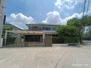 For RentHouseBangna, Bearing, Lasalle : House for rent, Manthana Village 2, Soi Bang Kaeo 7