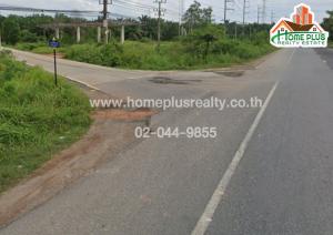 For SaleLandKoh Samui, Surat Thani : Land near Surat Thani International Airport, Phunphin District, area 3 rai 2 ngan 26 square wah (good location next to the road, good investment)