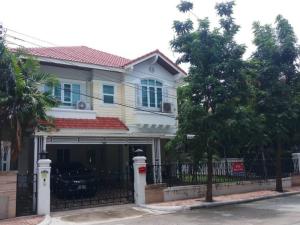 For SaleHouseLadkrabang, Suwannaphum Airport : 2-storey detached house for sale, Phattra Village On Nut-Wongwaen, Prawet District, near Suvarnabhumi Airport, Bangkok