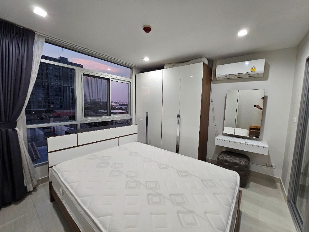 For RentCondoOnnut, Udomsuk : Condo for rent: Casa Condo Sukhumvit 97, 7th floor, corner room, 34 sq m, 190 m walk from BTS Bang Chak, price 12,000 baht/month