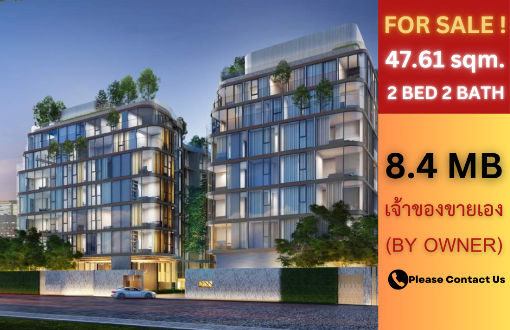 For SaleCondoSukhumvit, Asoke, Thonglor : 🔥For sale! Condo 𝐅𝐘𝐍𝐍 𝐀𝐬𝐨𝐤𝐞 size 47.61 sq m., 2 bedrooms, 2 bathrooms, 8.5 million baht (owner selling himself)