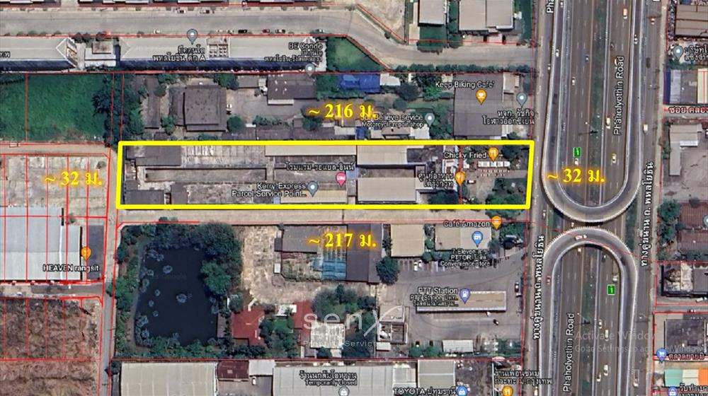 For SaleBusinesses for salePathum Thani,Rangsit, Thammasat : Hotel for sale, Phahon Yothin Road, area 4-2-3 rai