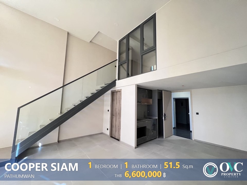 For SaleCondoSiam Paragon ,Chulalongkorn,Samyan : Loft unit for SALE @ Cooper Siam