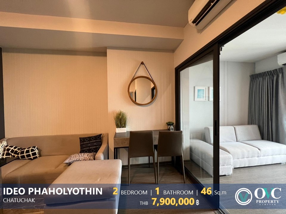 For SaleCondoSapankwai,Jatujak : 2 bed for SELL @ Ideo Phaholyothin Chatuchak