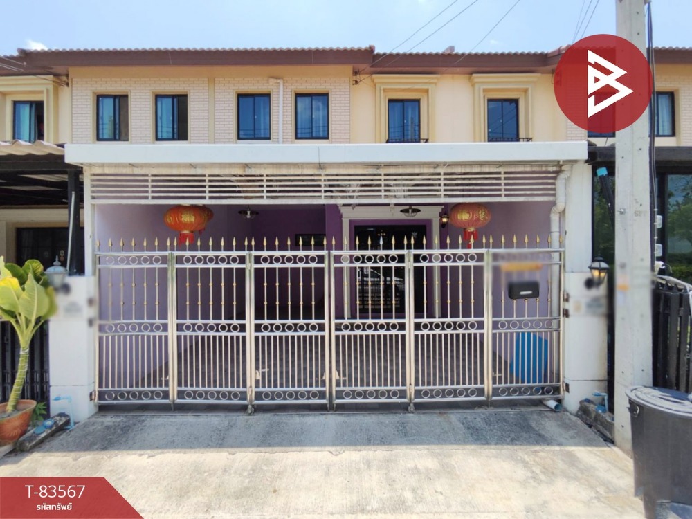 For SaleTownhouseMahachai Samut Sakhon : Townhouse for sale Rueksa Ville Village 104 Phetkasem 81 (Phutthasakhon) Samut Sakhon