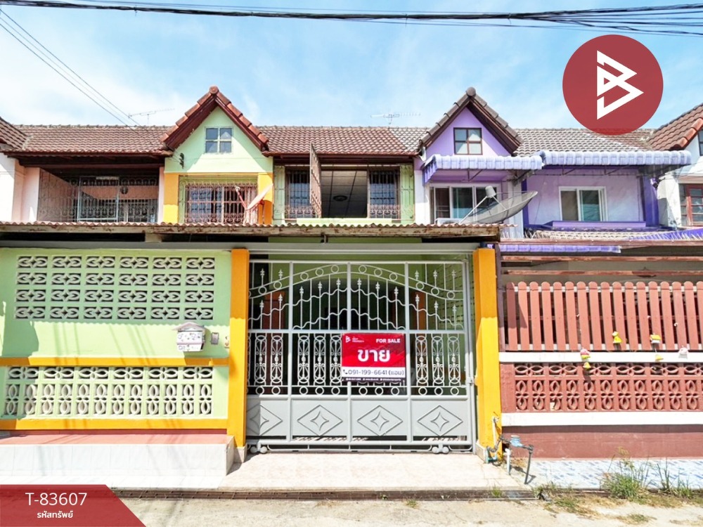 For SaleTownhouseRatchaburi : 2-story townhouse for sale, area 25 sq m, Ban Pong, Ratchaburi.