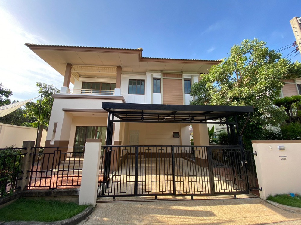 For RentHouseNonthaburi, Bang Yai, Bangbuathong : Single house 3bedroom 3bathrooms, opposite DBS school, fully furnished, fully furnished, pets allowed.