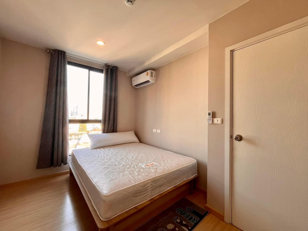 For RentCondoOnnut, Udomsuk : For rent: The Tree Onnut Station, 8th floor, size 28 sq m., 1 bedroom, 1 bathroom, 1 living room, 1 kitchen, fully furnished and electric appliances, near BTS On Nut, convenient transportation.