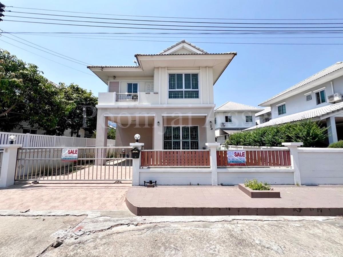 For SaleHousePathum Thani,Rangsit, Thammasat : 2-story detached house, Nonthicha Garden Village, Lam Luk Ka, Khlong 8