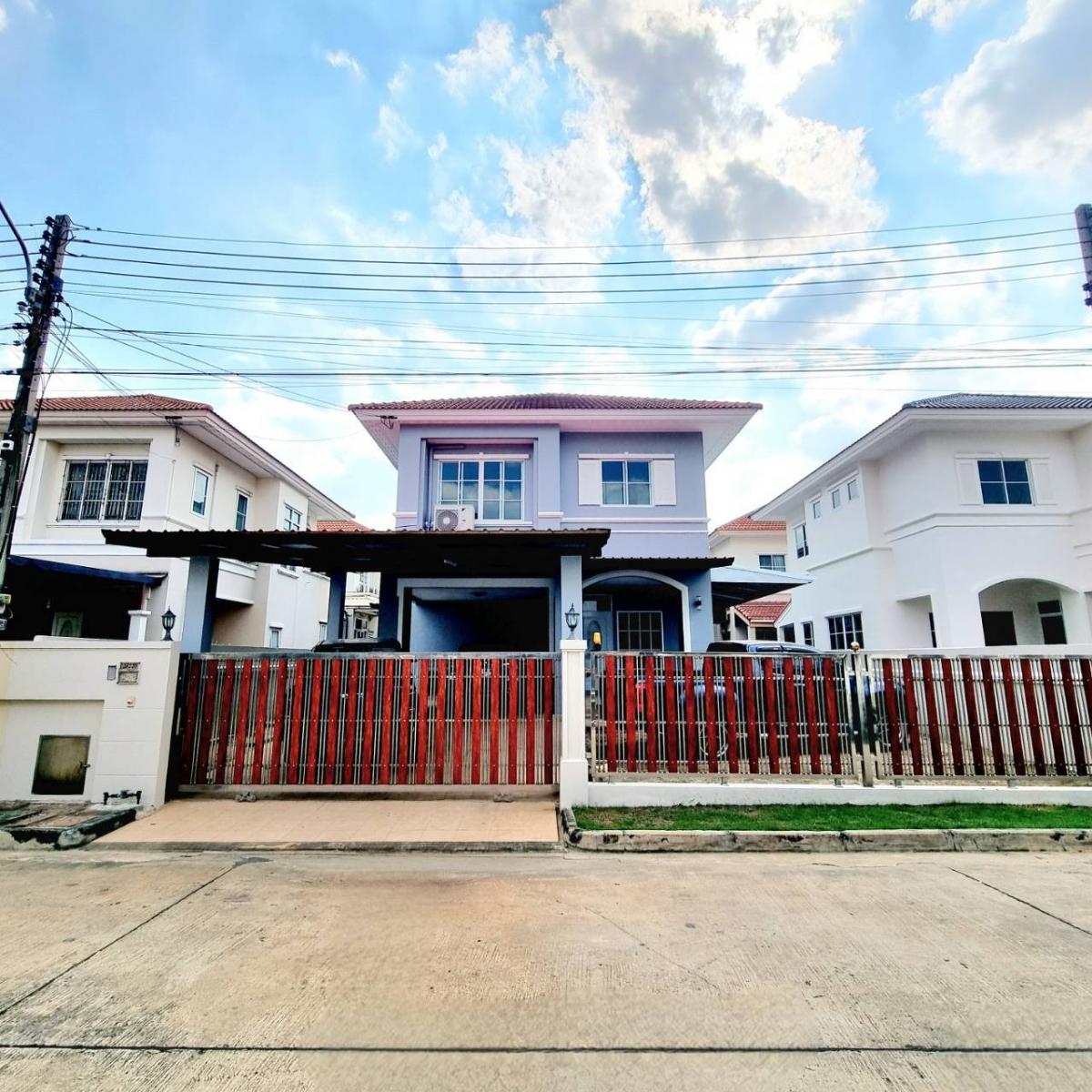 For SaleHousePhutthamonthon, Salaya : 2-story detached house for sale, Image Place Village, Phutthamonthon Sai 4, next to Image Mall and The Fourth, beautifully decorated, ready to move in.