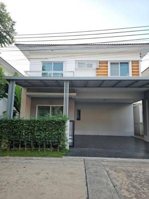 For SaleHouseRama5, Ratchapruek, Bangkruai : Single house for sale The Cluster Ville 4 Ratchaphruek-Sirindhorn Project 🚩The project is opposite Central Waitsville.