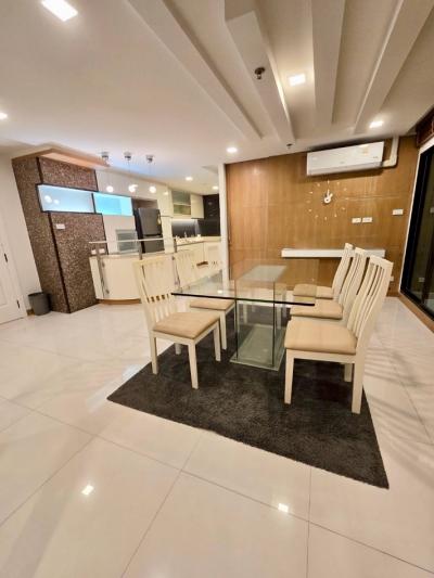 For RentCondoRama3 (Riverside),Satupadit : Condo For Rent | 3 Bedrooms, 2 Bathrooms “Lumpini Place Narathiwat-Chaopraya” 136 Sq.m. River View, 2 Parking Spaces