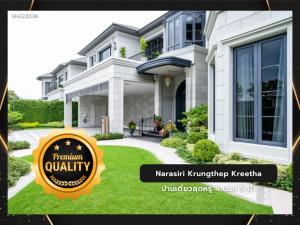 For RentHousePattanakan, Srinakarin : Narasiri Krungthep Kreetha, luxury house ready for rent, 4 BR (554 sq m.)