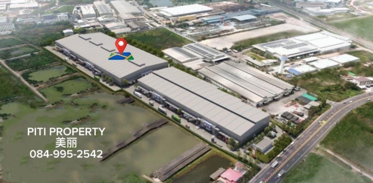 For RentFactoryPattaya, Bangsaen, Chonburi : 🚩Factory + office for rent, 2 floors, Phan Thong District, Chonburi Province, purple layout, can apply for Factory 4 license. 🔹Rent 367,140 baht/month.