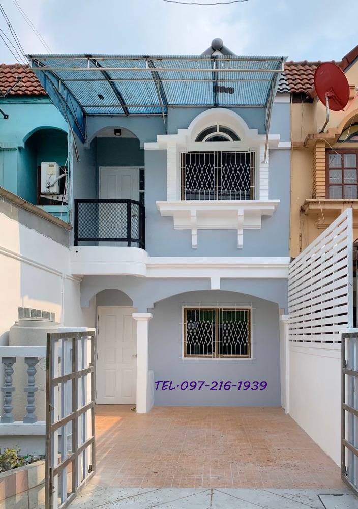 For RentHouseNawamin, Ramindra : Townhouse for rent, 1 floor, Siam Park, Ramintra, near Nopparat Hospital, ready to move in 📲0972161939