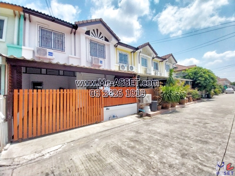 For SaleTownhouseNakhon Pathom : Newly renovated townhouse for sale in Ploen Phet, Krathum Lom, Bang Krathuek, Phetkasem, Phutthamonthon Sai 4 areas: Pruksa Ville Village 10: 2 floors, 16.2 sq m: CODE JN-91331