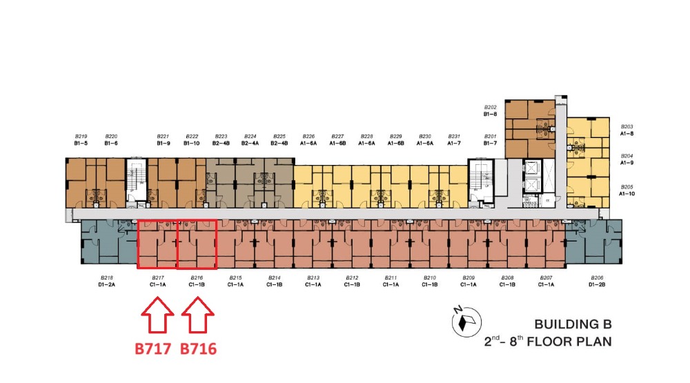 Sale DownCondoSamut Prakan,Samrong : Selling down payment‼️ Loss‼️ Very urgent‼️ 34 sq m. Building B, 7th floor, negotiable‼️‼️