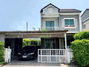 For SaleTownhouseSamut Prakan,Samrong : The Village Bangna-Wongwaen 2, Bang Phli, Samut Prakan, urgent sale, 2-story townhouse, corner plot, area 35.90 sq m, good location, ready to live.