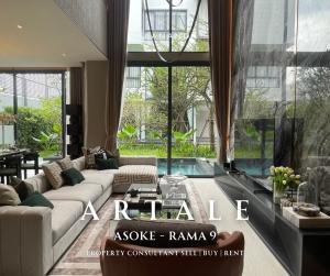 For SaleHouseRama9, Petchburi, RCA : House ARTALE Asoke – Rama 9 🏡 (Artale Asoke – Rama 9) with a private pool in every house. Twin houses and 3-story detached houses in the heart of Rama 9, starting at 62 million baht*