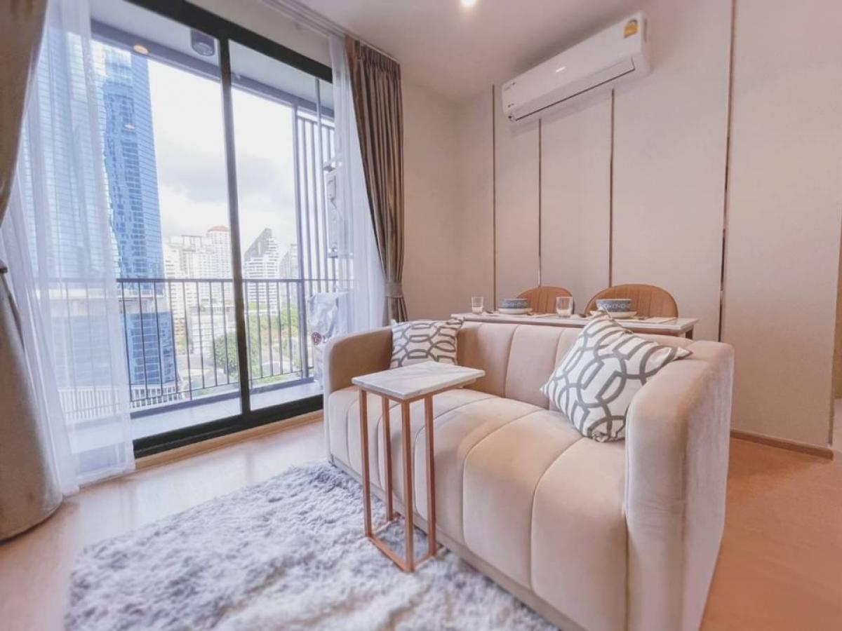 For SaleCondoSukhumvit, Asoke, Thonglor : 📢👇Sell with tenant til 3/7/25
Petfriendly 1 bed for sale/ rent , unblocked view, fully furnished