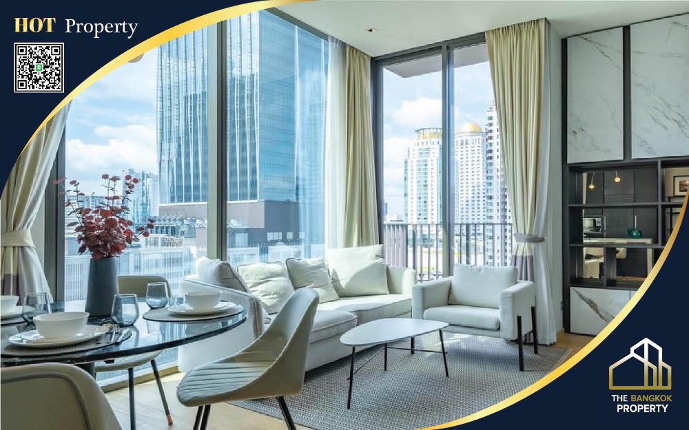 For RentCondoWitthayu, Chidlom, Langsuan, Ploenchit : Urgent for rent!! 28 Chidlom, a luxury condo in the heart of Chidlom, 2 bedrooms, 2 bathrooms, fully furnished, near BTS Chidlom.