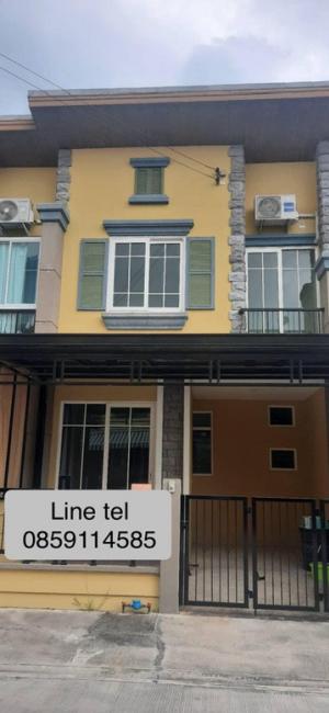 For SaleTownhouseBang kae, Phetkasem : ❤️❤️ 2-story townhome line tel 0859114585 ❤️ Bought and cant live in. Golden Town Bang Khae project, 16 sq w., 96 sq m., 3 bedrooms, 2 bathrooms, just newly painted the whole house. Take care of termite spraying throughout the 1 year contract and add a ro