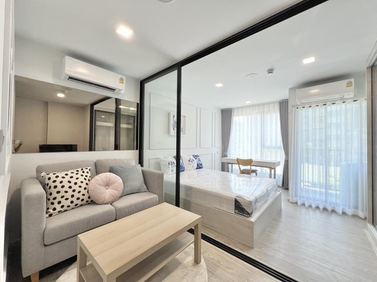 For RentCondoKasetsart, Ratchayothin : 🔥For rent🔥New Kave Seed Kaset Condo!! Near Kasetsart University + BTS shuttle 🚆 Fully furnished with electrical appliances