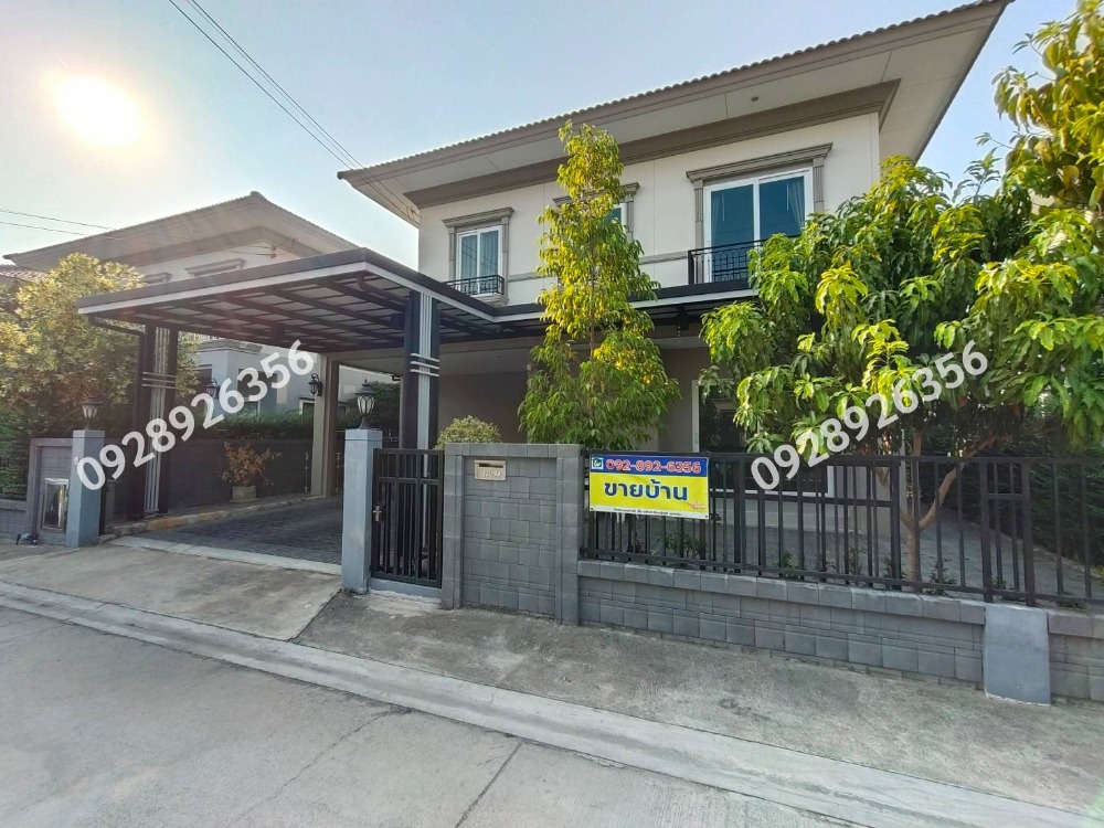 For SaleHousePathum Thani,Rangsit, Thammasat : Single house for sale: Grandio Project Vibhavadi-Rangsit Grandio Vibhavadi-Rangsit 50 sq m., near Don Mueang Tollway Expressway. Dark Red Line, Rangsit Station