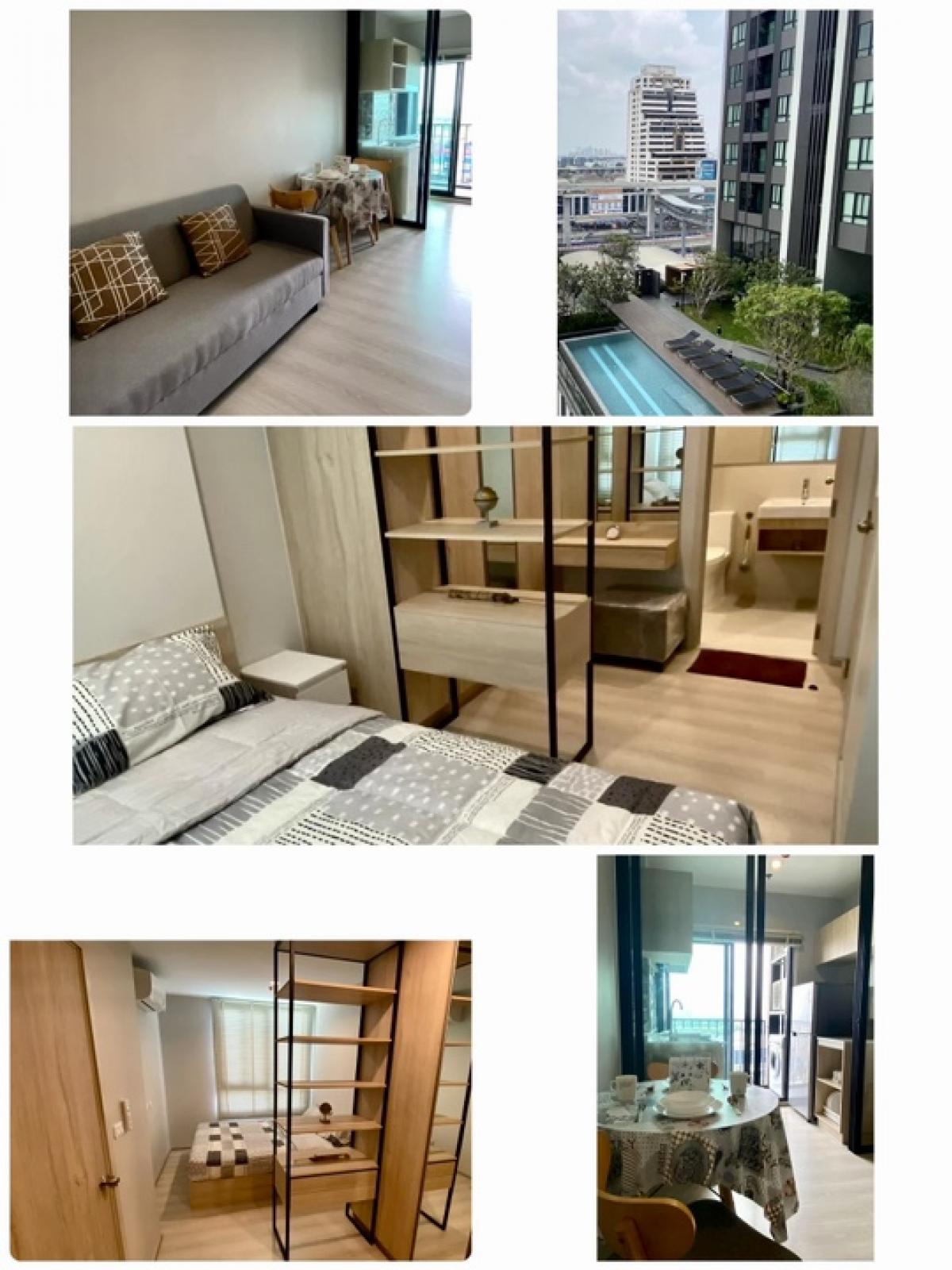 For RentCondoPattanakan, Srinakarin : 🔥SECRET•DEAL🔥 Ready to move in 05 September 🟡🍀 NUE NOBLE 🚇 Sri Lasalle 🍀 30 sq m wide • 🍀 10th floor ❇️ Outside kitchen • Attached to the balcony to prevent odors 🍀