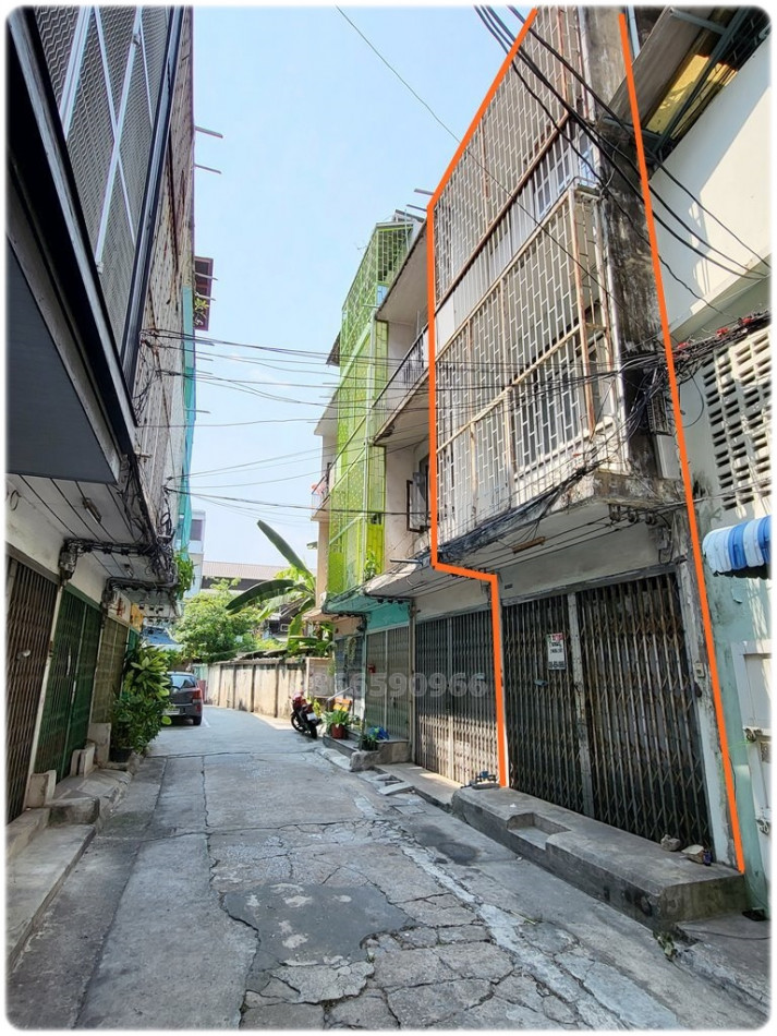 For SaleShophouseRama3 (Riverside),Satupadit : Commercial building for sale in the heart of the city, parking available in front of the house, Soi Sathu Pradit 5, 192 sq m., 12 sq w.