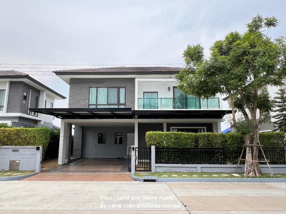 For SaleHousePattanakan, Srinakarin : Single house for sale THE CITY PATTANAKARN very new condition.