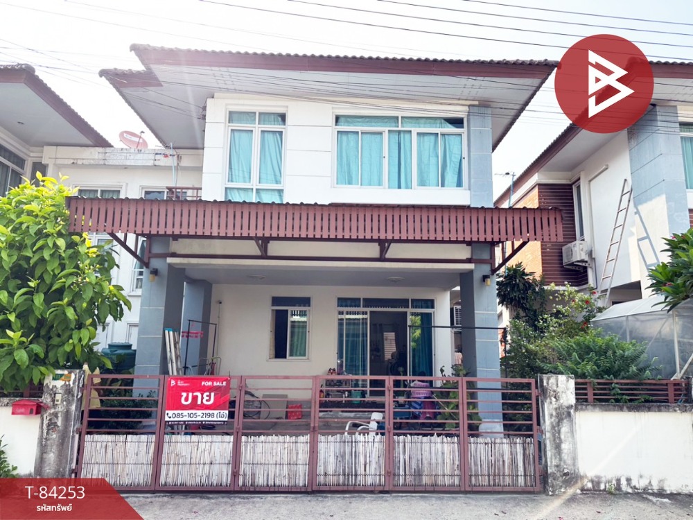 For SaleHouseSamut Prakan,Samrong : Single house for sale, Kittinakorn Green Ville, Samut Prakan, ready to move in.